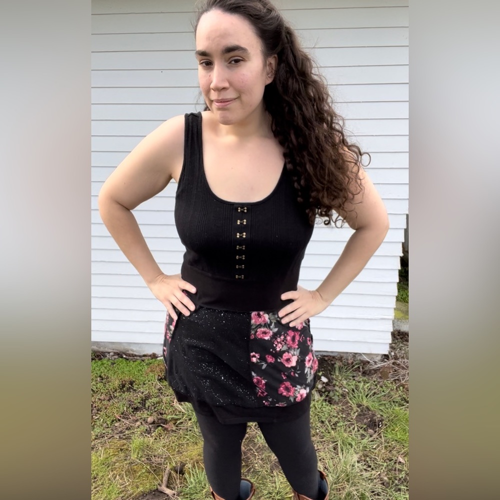 Rose Tunic- Women's Up-Cycled Size M